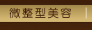 微整型美容